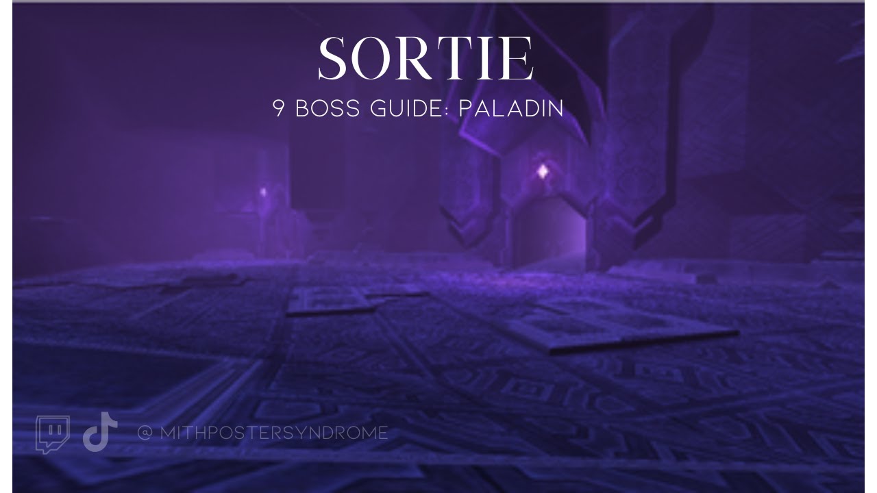 Руководство по стратегии битвы с боссом FFXI Sortie 9 (Паладин)