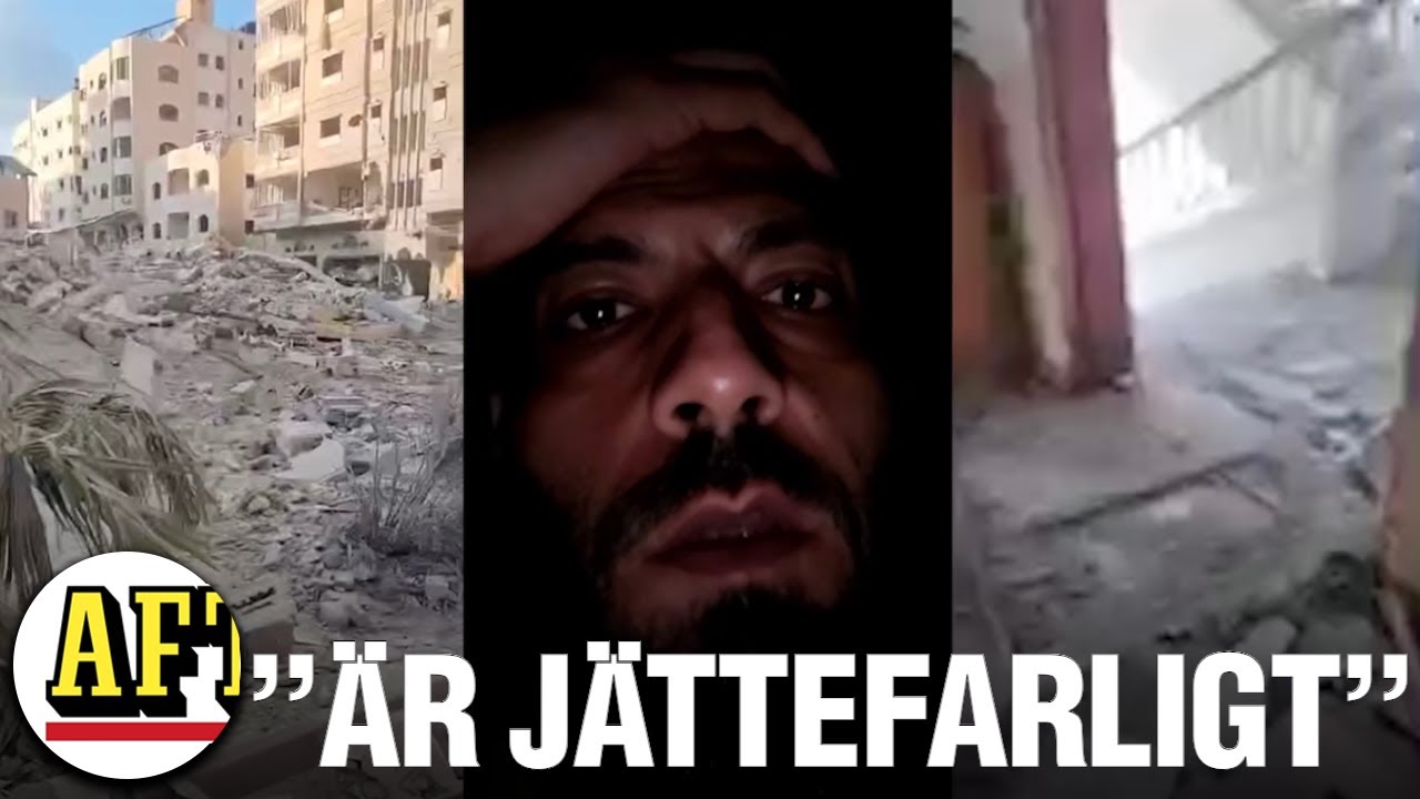 Ahmed är fast i Gaza: ”Svårt att hitta mat och vatten”