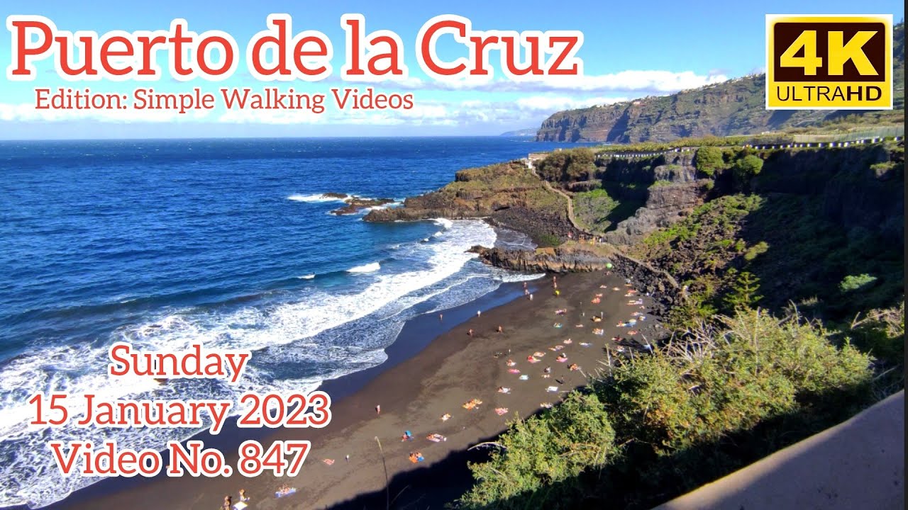 TENERIFE 🏝️ Puerto de la Cruz Canary Islands 15 January 2023 Teneriffa Kanarische Inseln Canarias