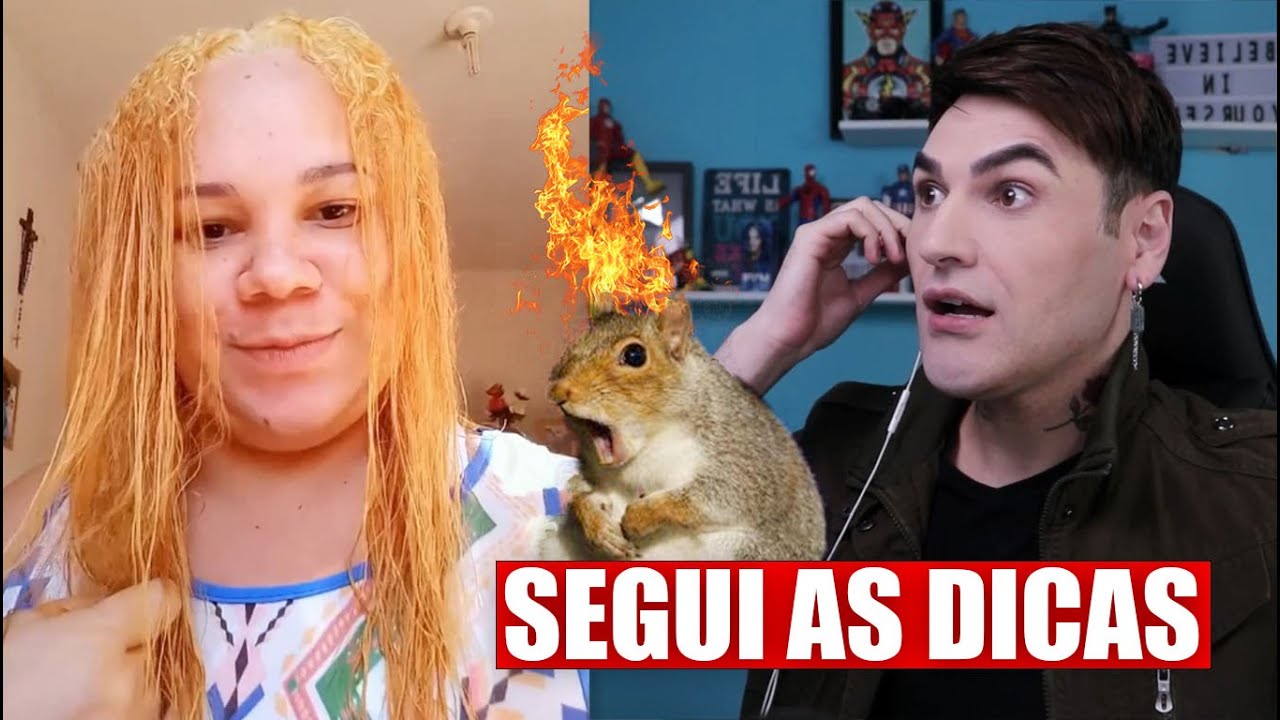 ELA DESCOLORIU O CABELO NA TRANSIÇÃO E NÃO SABE O QUE FAZER | TEM DOBRADINHA DE RUIVA