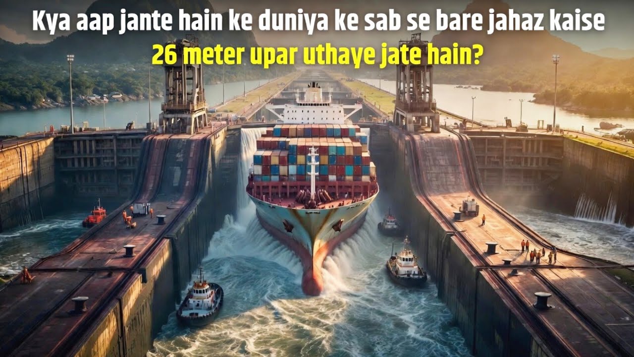 Panama Canal Explained: How Giant Ships Are Lifted 26 Meters Between Two Oceans | Engineering Wonder