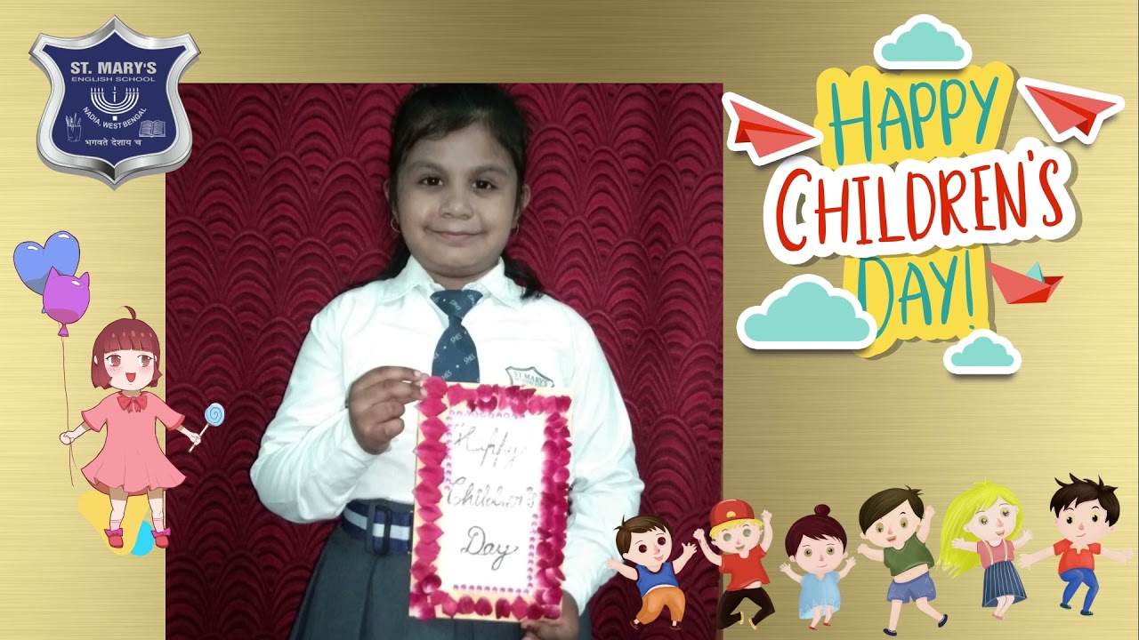 ST. MARY'S ENGLISH SCHOOL CHILDREN'S  DAY CELEBRATION