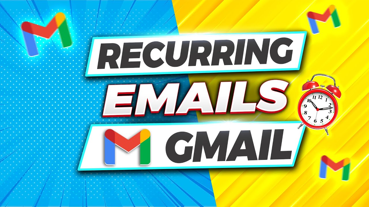 Как отправлять повторяющиеся электронные письма в Gmail