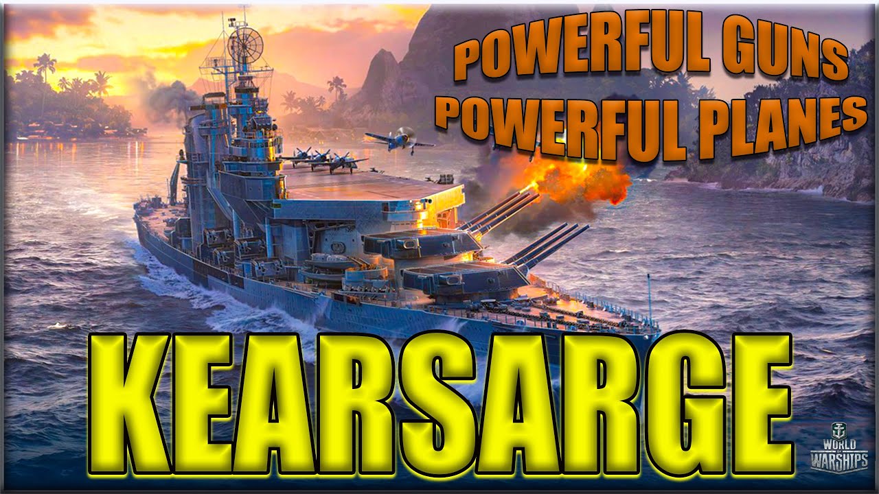 Kearsarge – Power of Guns and Planes Combined! | World of Warships
