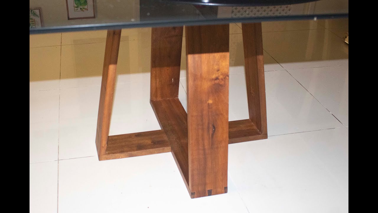 Base para tampo de vidro quadrado ou redondo