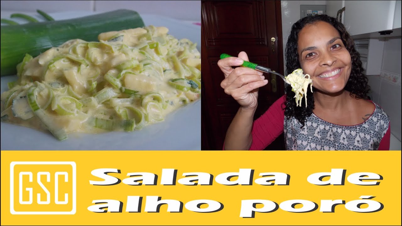 Salada de alho poró ( Low-carb )