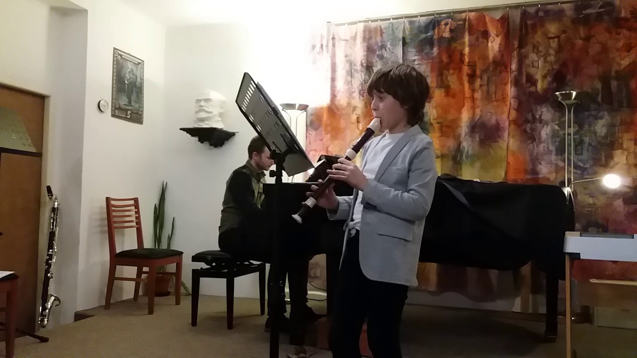 Jakub Joachim Kruska - Vánoční koncert  ZUŠ - D.Hellbach: Rise up, Play seven, Nonchalance; Allegro