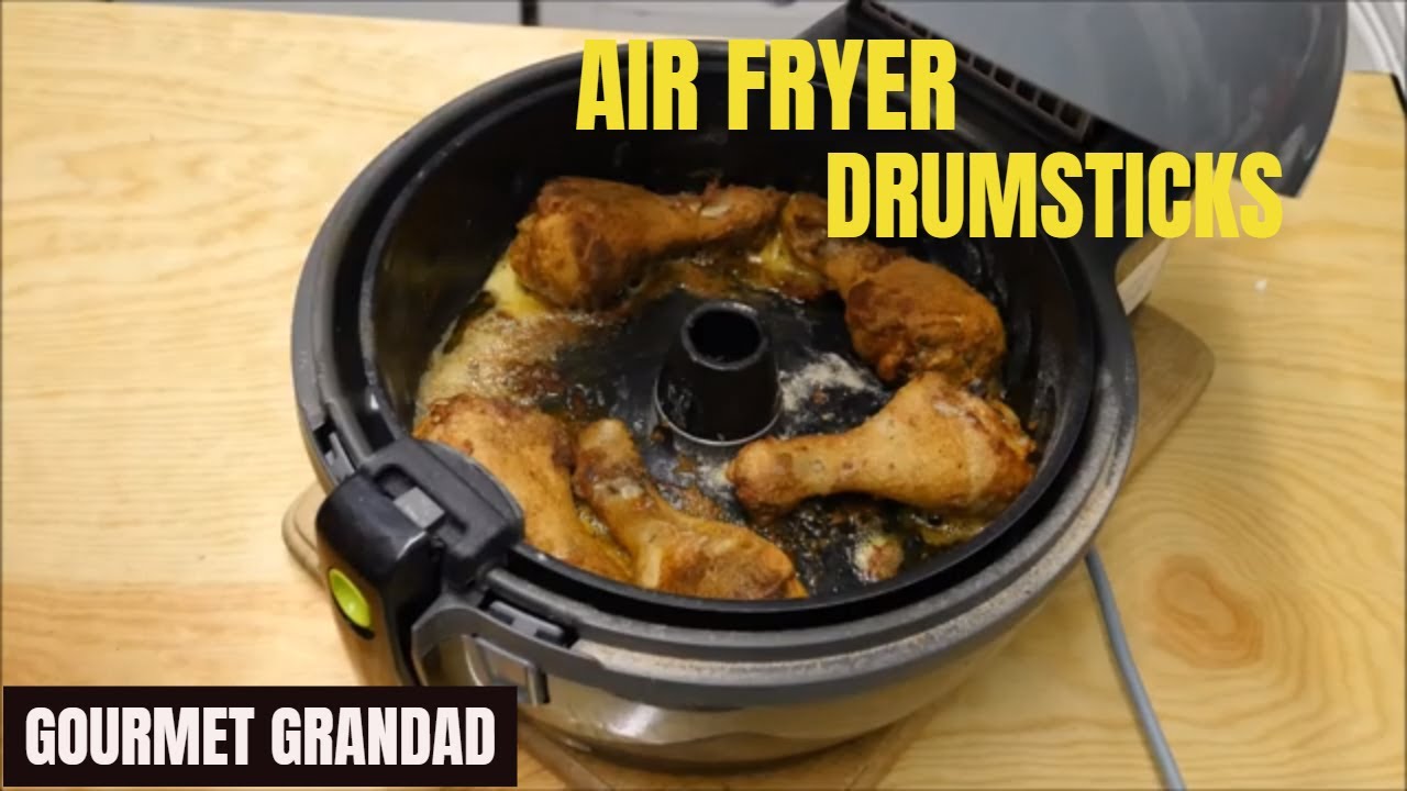 Actifry---Chicken Drumsticks Cooked in a Tefal Air Fryer