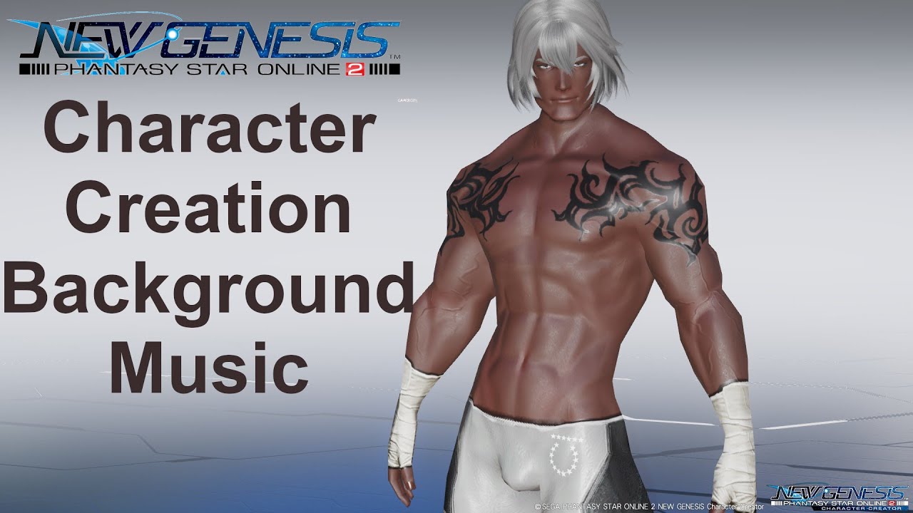 Phantasy Star Online 2 New Genesis Character Creation Background Music