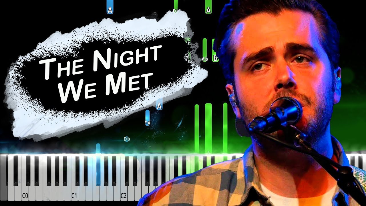 Lord Huron - The Night We Met Piano Tutorial