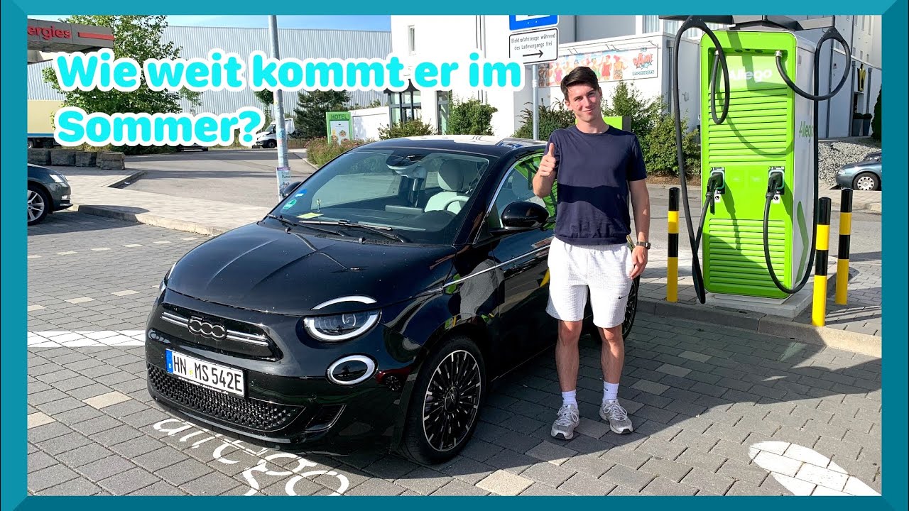 Fiat 500e La Prima Reichweite Test im Sommer - über 200km möglich? | Morsch