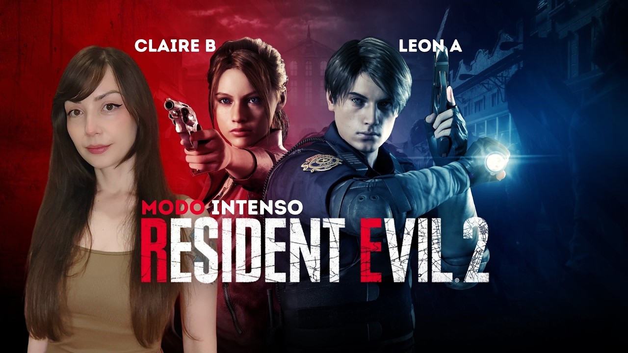 RESIDENT EVIL 2 (2019) - MODO INTENSO - LEON A e CLAIRE B! (PC)