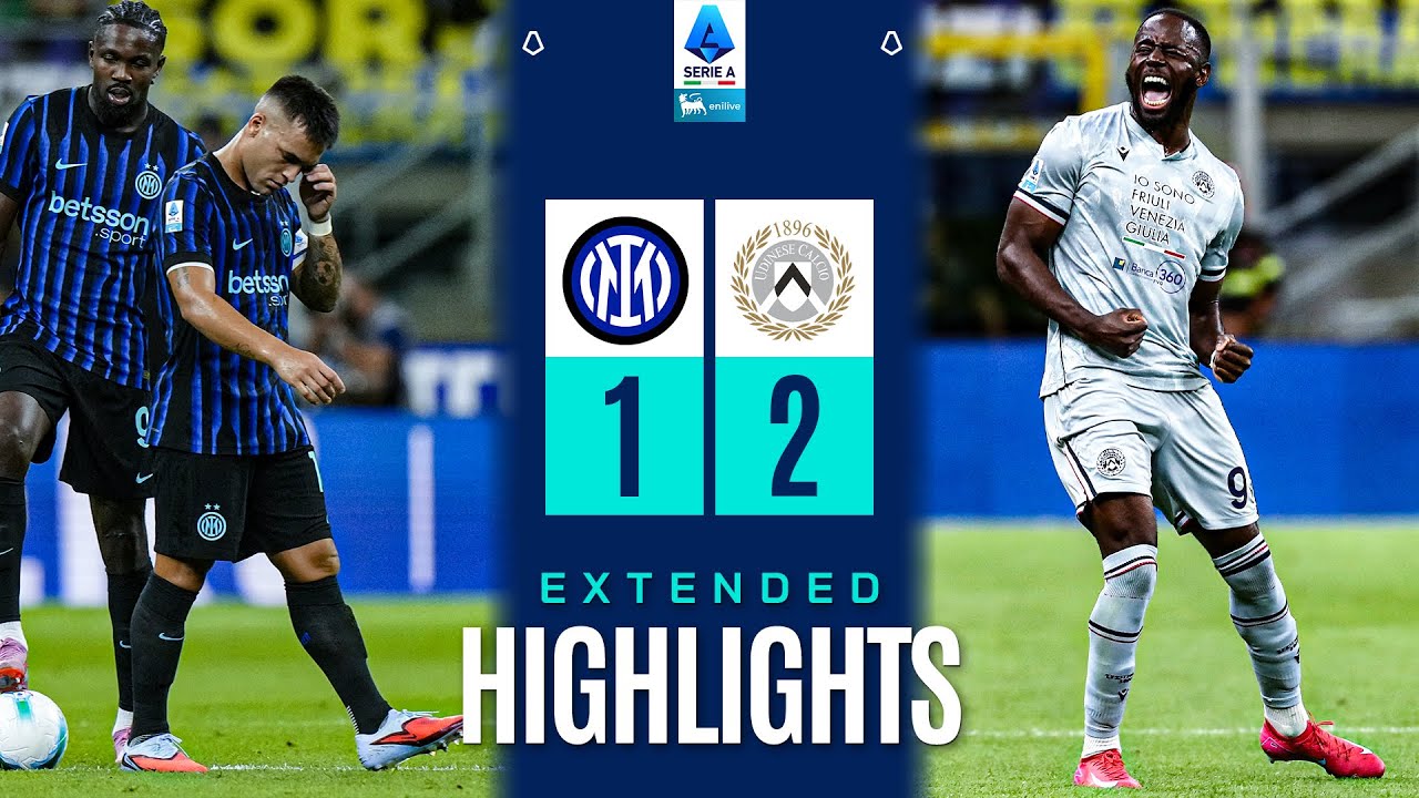 MAXI SINTESI INTER-UDINESE 1-2 | EXTENDED HIGHLIGHTS | SERIE A ENILIVE 2025/26