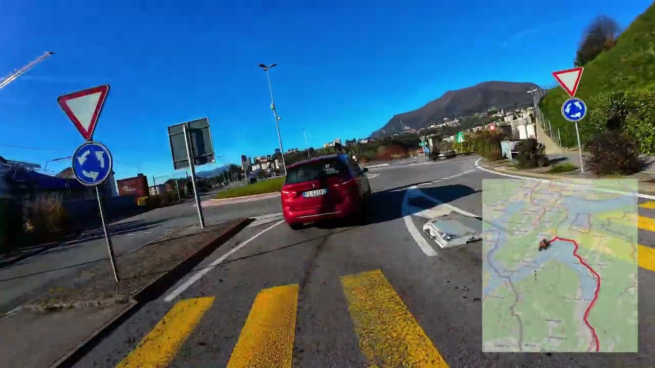Giro lago Ceresio - Lugano. Voge Valico 525 DSX