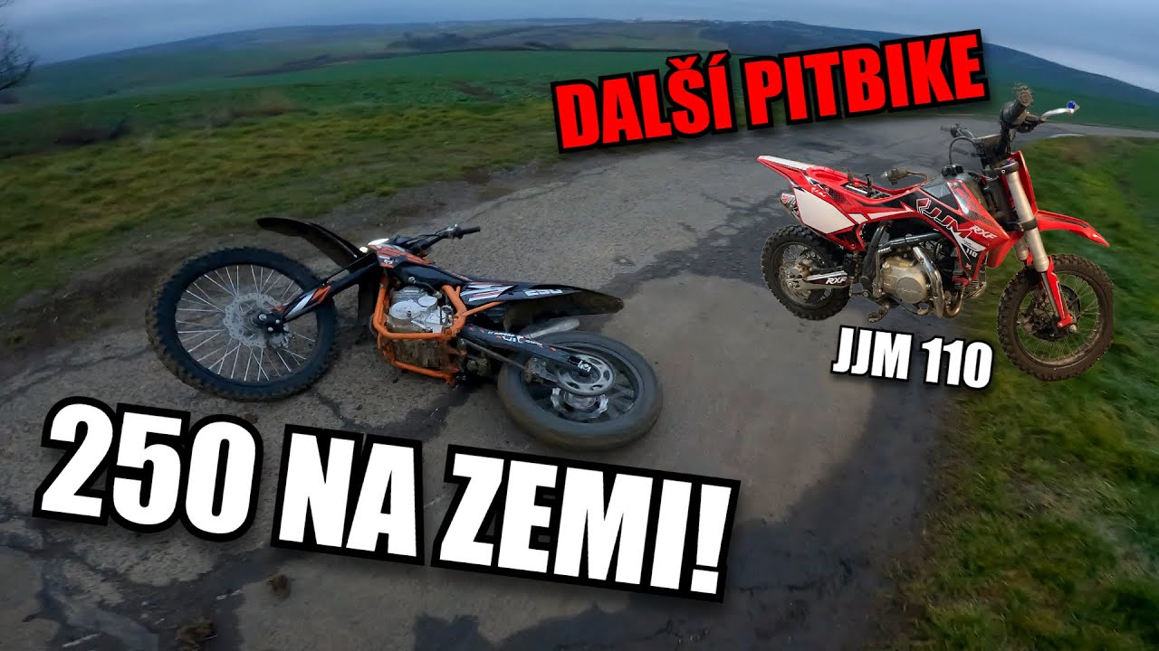 POLOŽIL JSEM 250! | DALŠÍ PITBIKE! | MRM 250 | #9