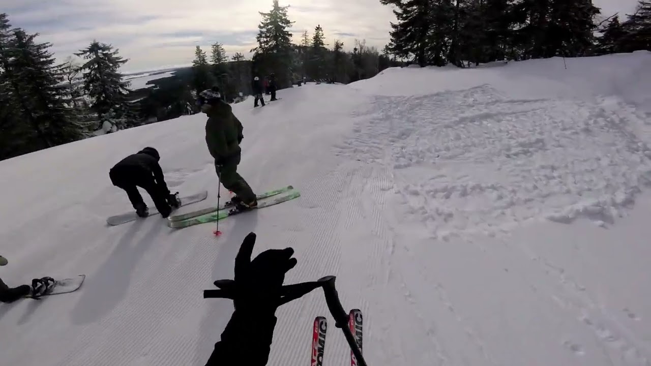 Skiing at Koli, Finland, March 2023