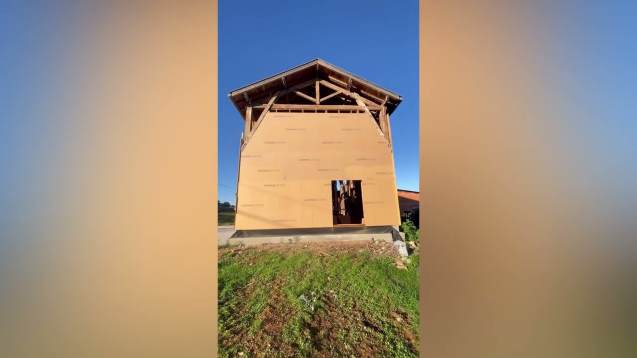 Un an de chantier résumé en 8 minutes rénovation d’un séchoir à tabac 🚧