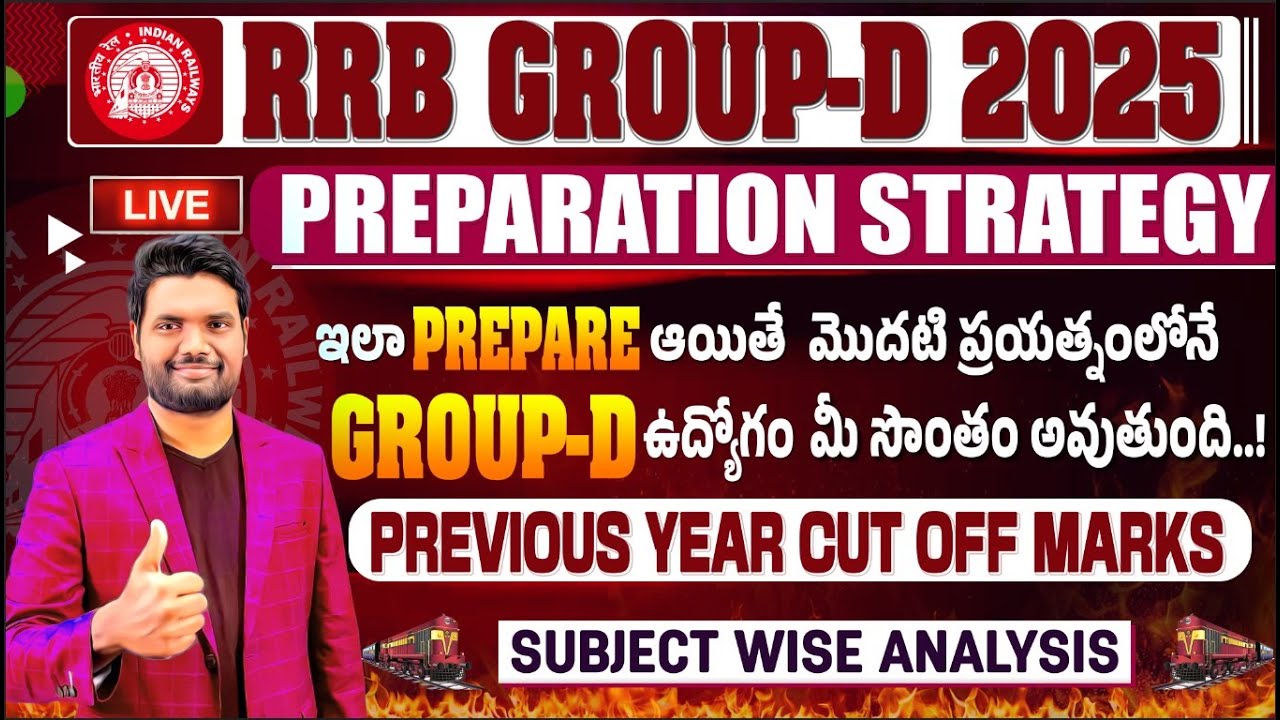 RRB Group D 2025 Preparation Strategy | Maths, Reasoning, GS Preparation Strategy By Chandan Sir