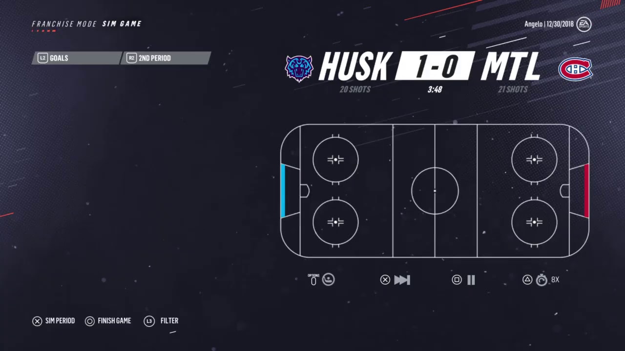 NHL 19 -Iowa Huskies Ep 10 - Simming 10 Games