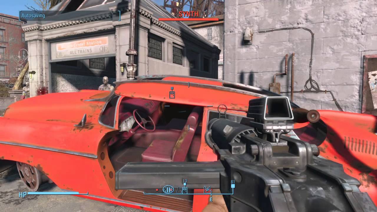 Fallout 4 Synth says Hello