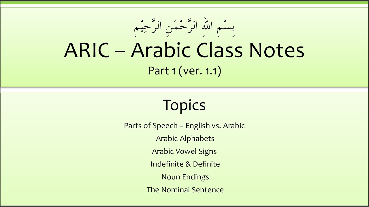 ✨একমাস ব্যাপী নাহু-সরফ কোর্সের   📶১ম লাইভ ক্লাস।