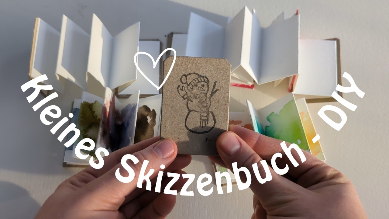 TUTORIAL: How to Leporello / So habe ich mein Zig-Zag-Skizzenbuch gebastelt