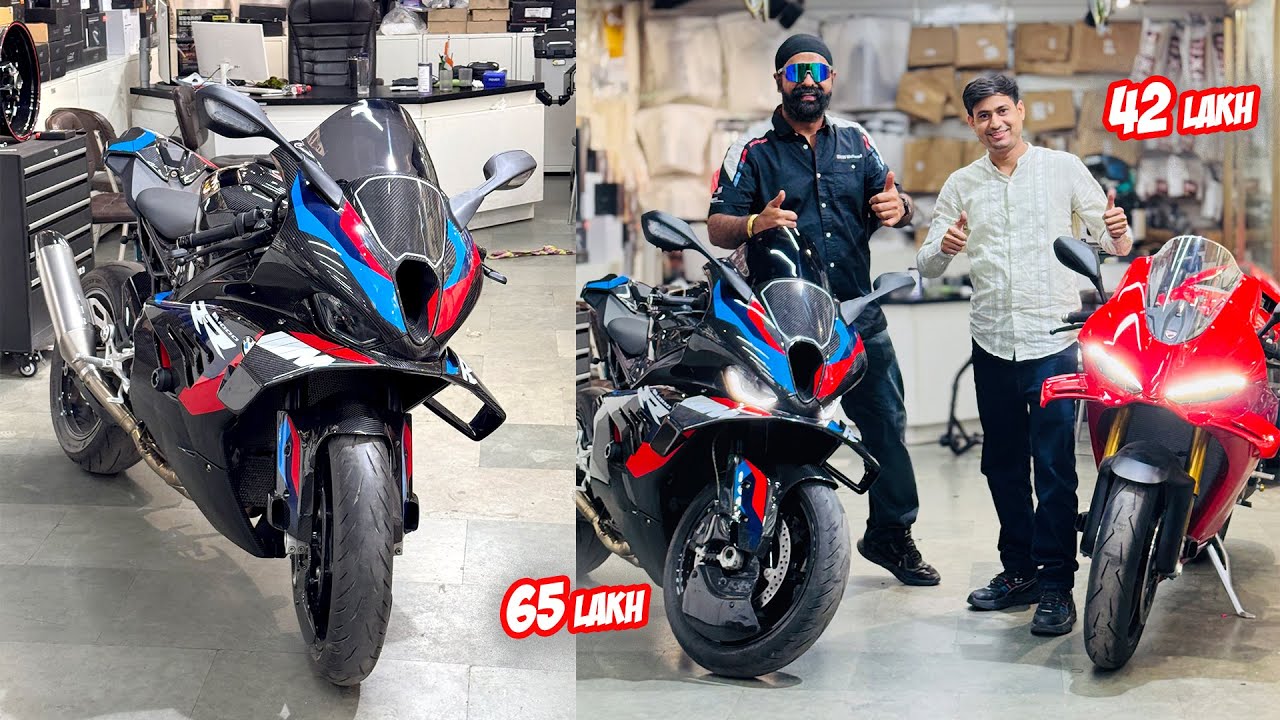 This BMW M1000 RR is too hot to handle 🔥🥰