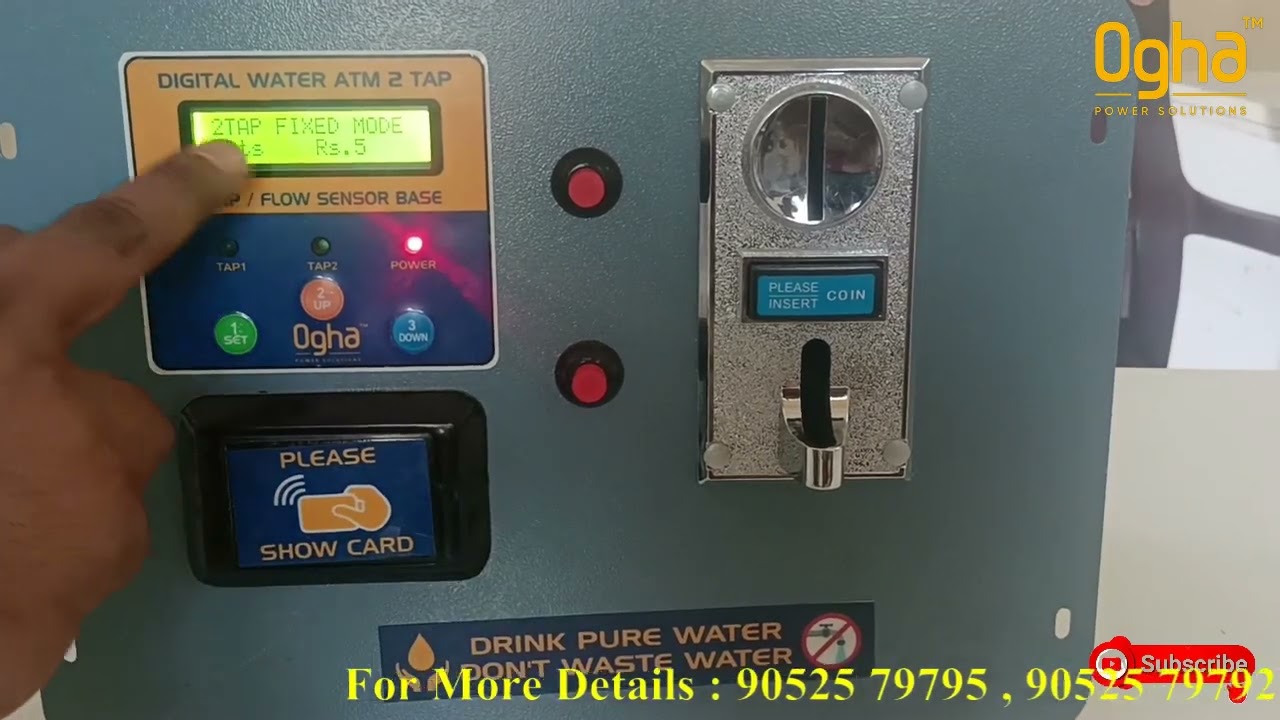 WATER ATM COMBO (2 TAP) - FIXED MODE OPERATION in HINDI