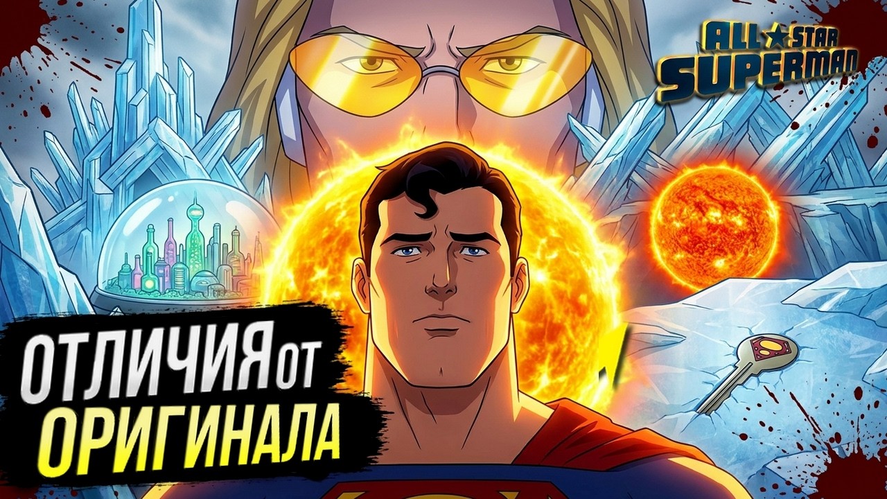 Сверхновый Супермен РАЗБОР мультфильма DC | Пересказ All-Star Superman | Пасхалки и отсылки
