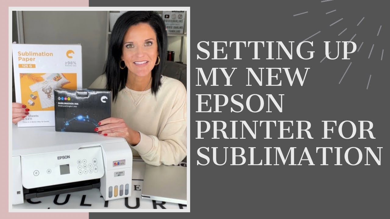 Setting Up Epson Printer for Sublimation