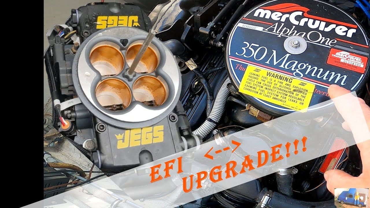 Converting a Mercruiser 350 Magnum to EFI: A DIY project