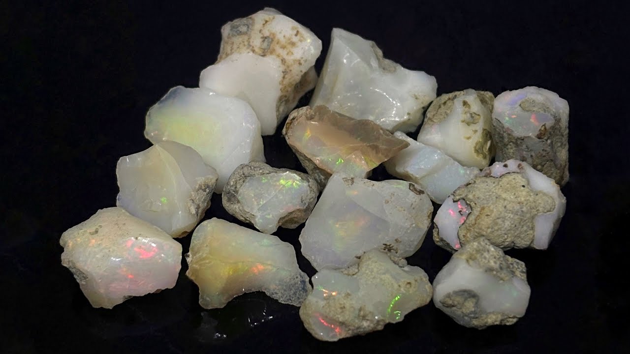 Uncut Welo Ethiopian Colored Mesh Opal Stone Parcel