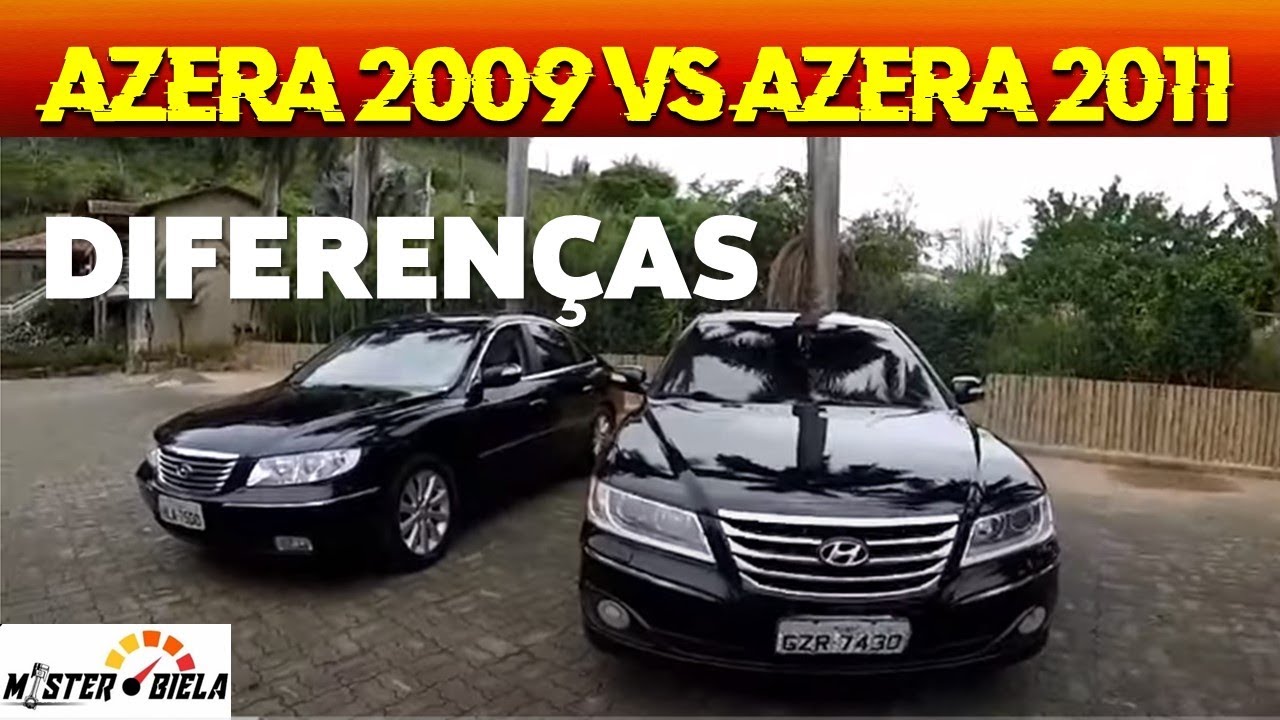 AZERA 2009 vs 2011! Qual o melhor? Comparativo completo.