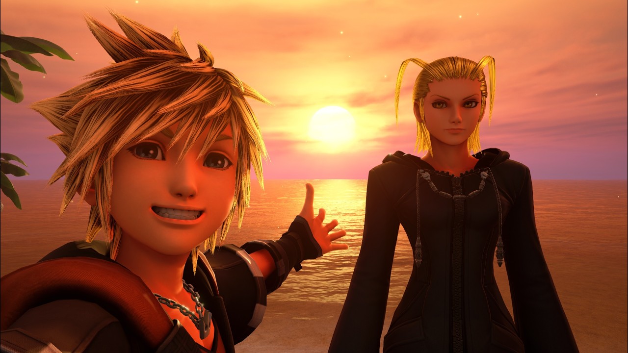 Kingdom Hearts 3 Colosseum - Sora(blond) vs Larxene (KH3 MODS)