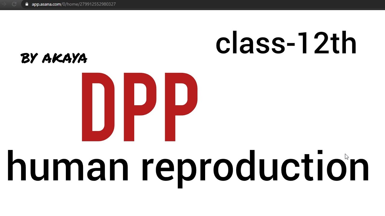 class 12th human reproduction||most important question|| watch kiya Kiya ? 