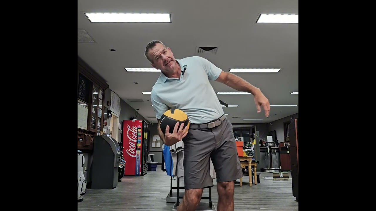 Throw a Medicine Ball to increase clubhead speed(132 mph at the end)