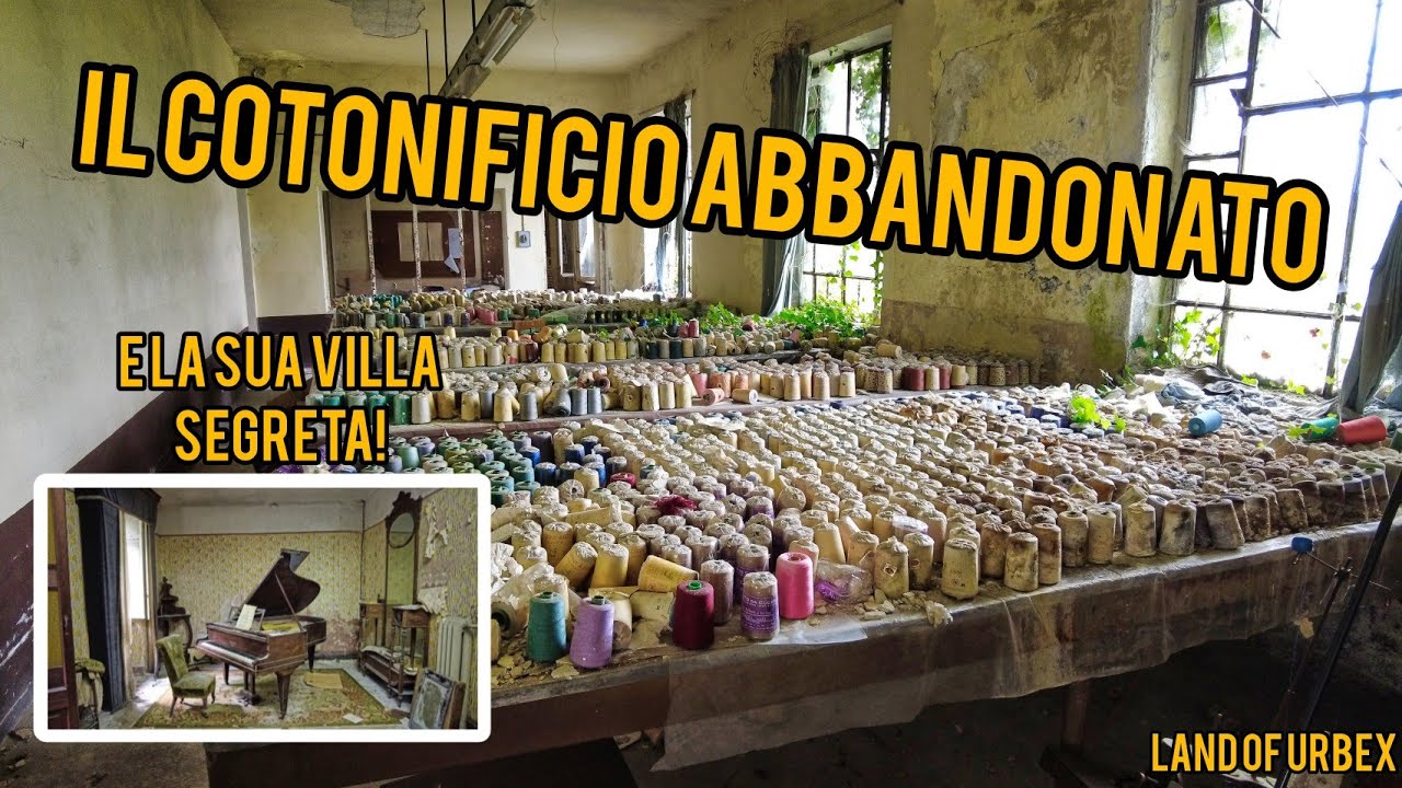 Troviamo una VILLA INTATTA all'interno del COTONIFICIO ABBANDONATO! | URBEX ITALIA | LAND OF URBEX