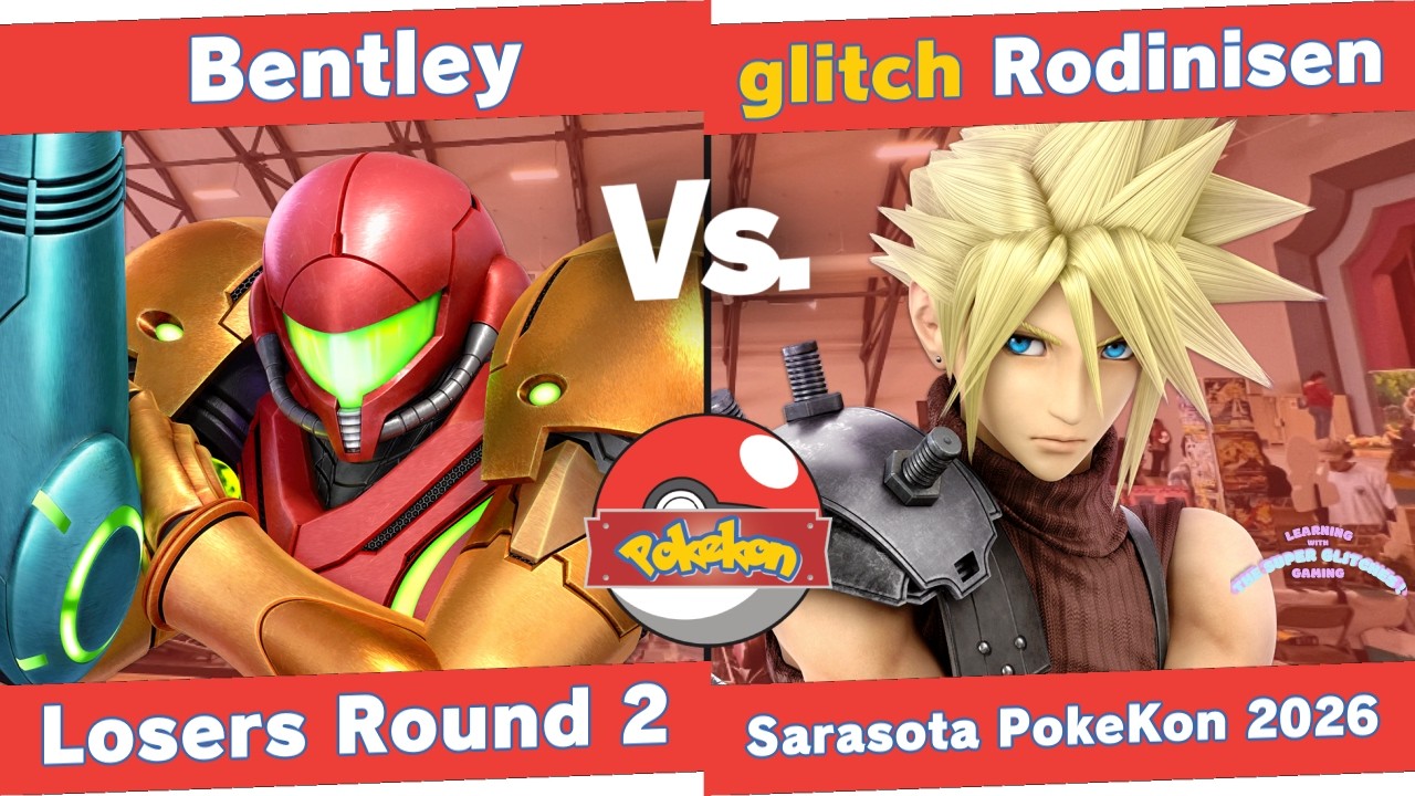 Sarasota PokeKon 2026 SSBU - Bentley (Samus, Dark Samus) vs Rodinisen (Cloud) - Losers Round 2