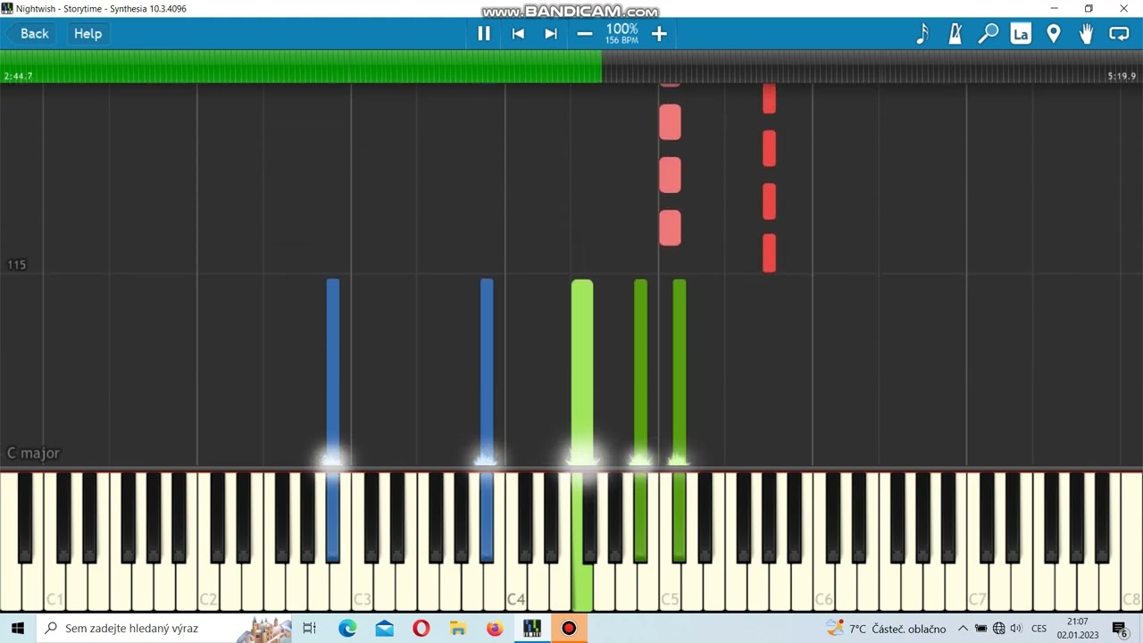Nightwish - Storytime keyboard parts Synthesia + MIDI file