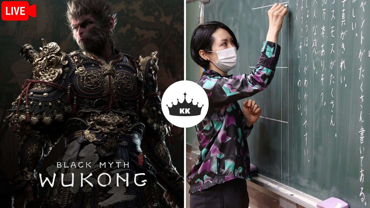 Black Myth: Wukong and Learning Japanese! | LIVE 4K