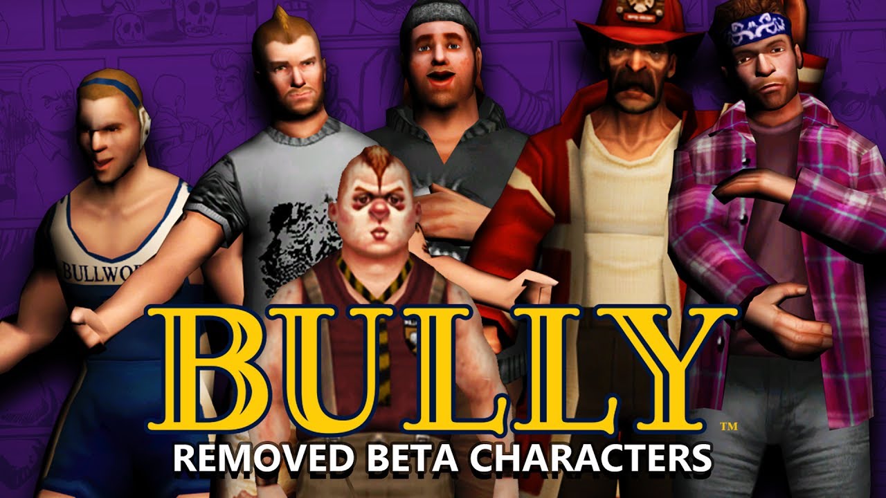 BULLY — Удалённые персонажи BETA (анализ)