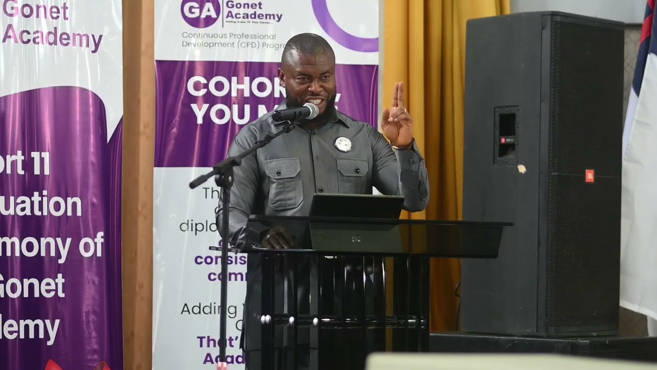 Cohort 11 Commencement Speech Delivered by the Civil Service Agency Boss, Dr. Josiah F. Joekai.