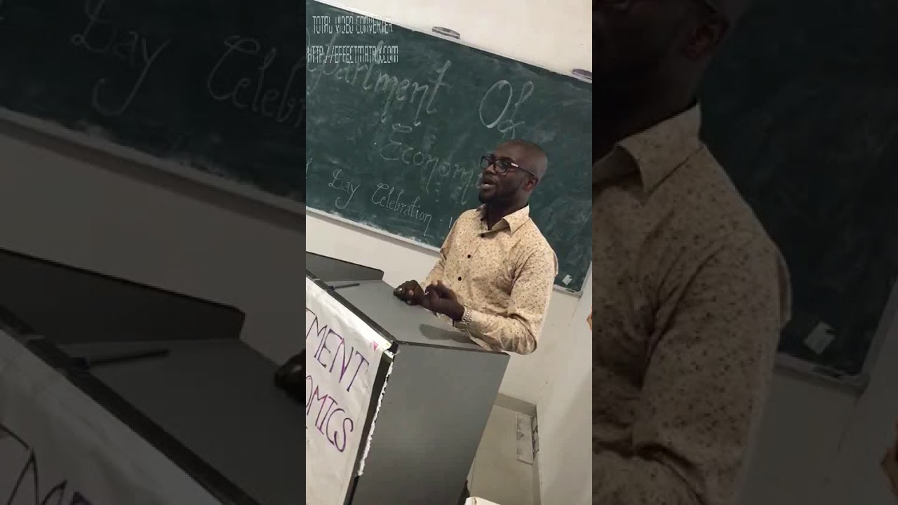 Hindi speech by my Nigerian Student