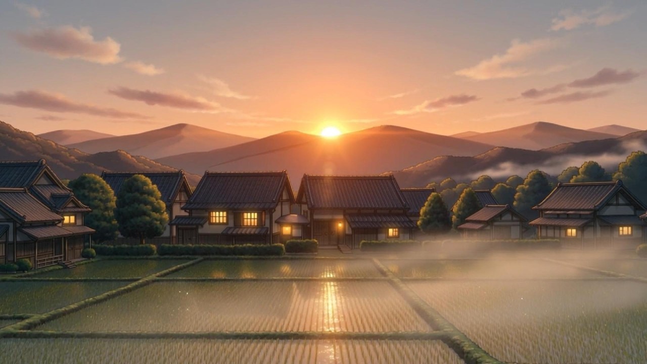 Pickling plums at the end of summer I Ghibli‑Inspired ASMR