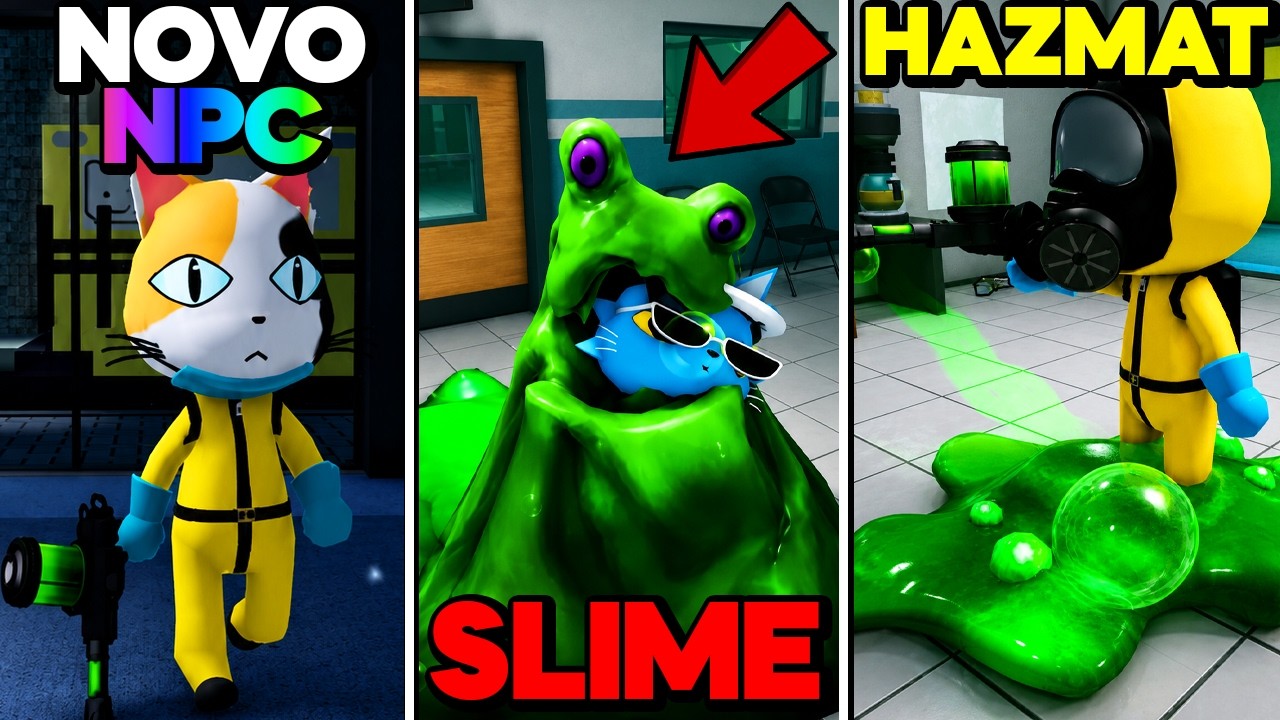 SLIME APARECEU! HAZMAT e NOVO NPC SAM CONTRATADO! TUDO da NOVA ATUALIZA&Ccedil;&Atilde;O do ANIMAL HOSPITAL