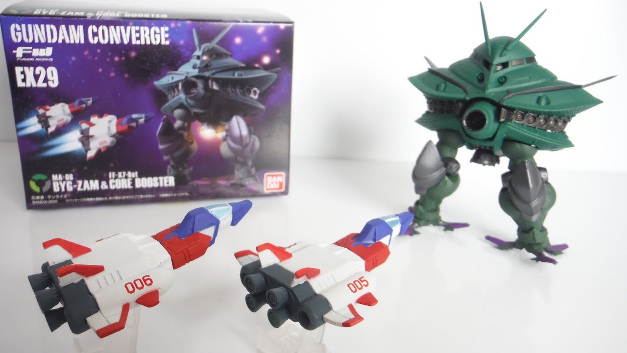 FW GUNDAM CONVERGE EX29 ビグ・ザム&コア・ブースター 開封 BYG-ZAM & CORE BOOSTER MA-08 FF-X7-Bst ガンダム コンバージ 食玩