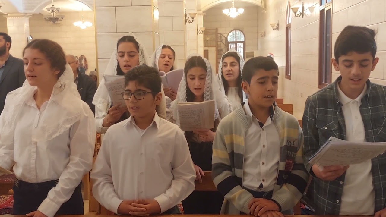 قداس وجناز لراحة نفس المرحوم دنخا أثنيل لنيافة الحبر الجليل مار أفرام أثنيل مطران الكنيسة الآشورية