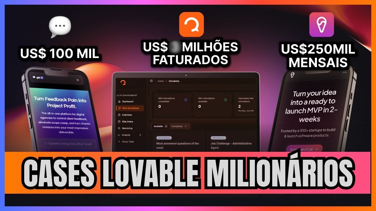 10 Cases Criados com Lovable que já estão faturando