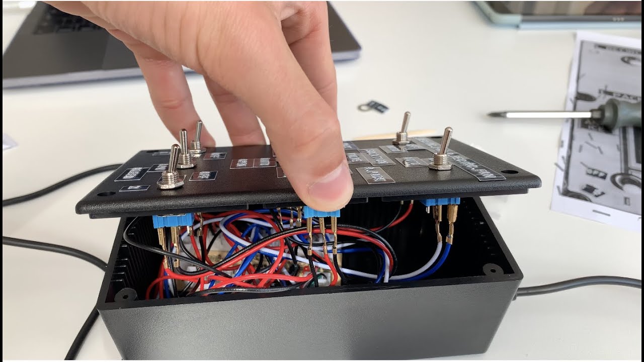 How to build a Buttonbox for flightsim (No Coding)