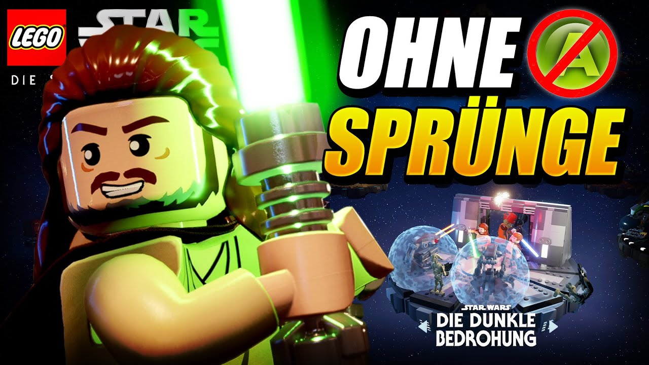 Kann man Lego Star Wars die Skywalker Saga ohne Springen durchspielen? ( Episode 1)